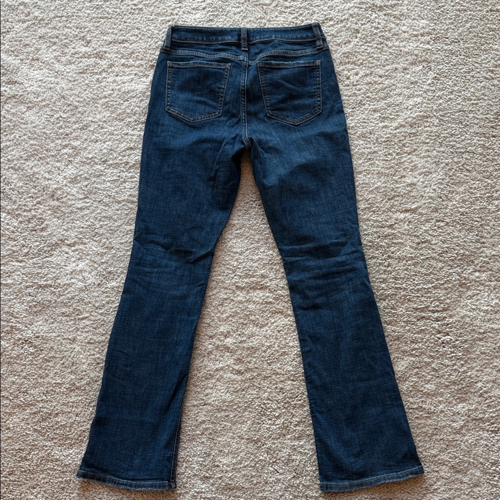 Stylish Dark Blue Flare Jeans - Picture 3 of 3